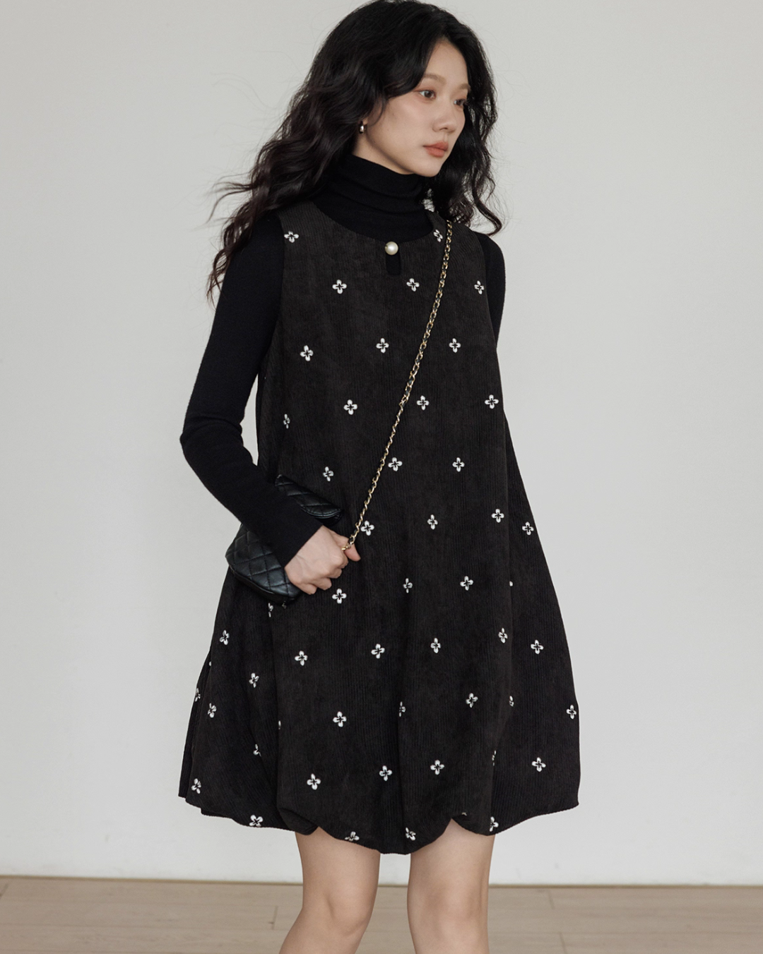 Round Neck Vest Dress VAS0171