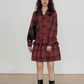 Vintage Plaid Dress VAS0186