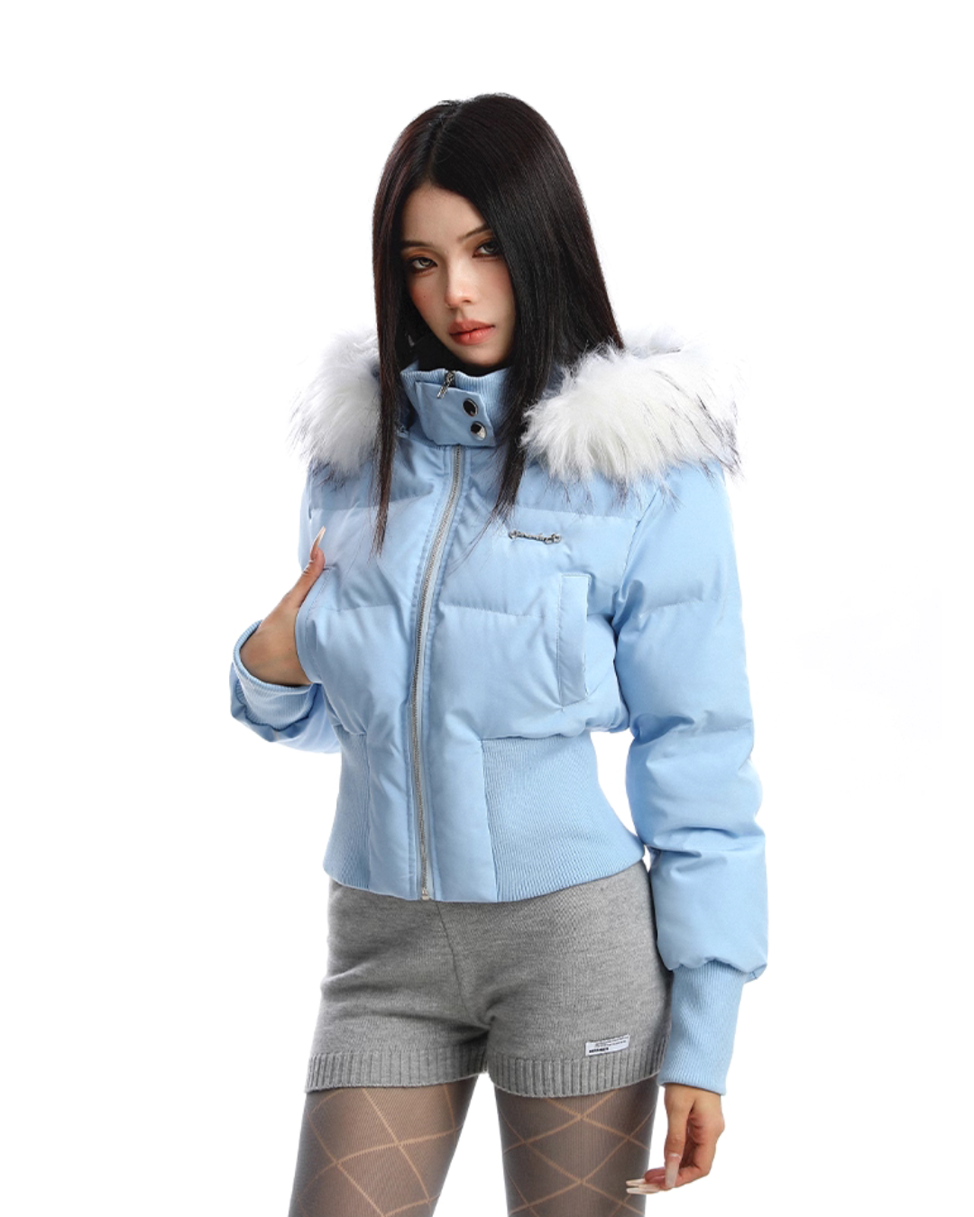 Fur Down Short Jacket BGS0039