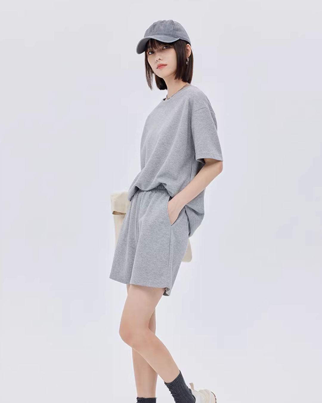 Relaxed Oversized T-Shirt / Shorts SHN0031