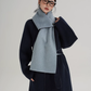 Scarf Design Long Wool Coat SRS0409