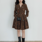 V-Neck Embroidered Shirt Dress VAS0169