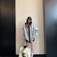 Colorful Drawcord Zip-Up Hoodie YLS1075