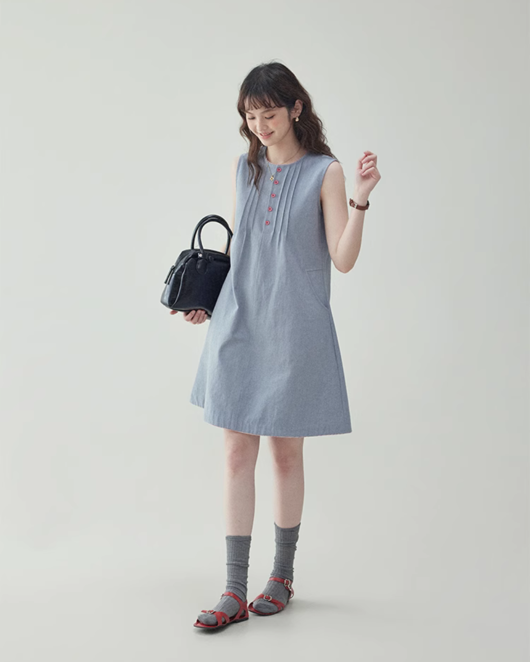 Cotton Jumper Skirt AMU0005