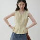 V-Neck Flare Stripe Vest VOE0004