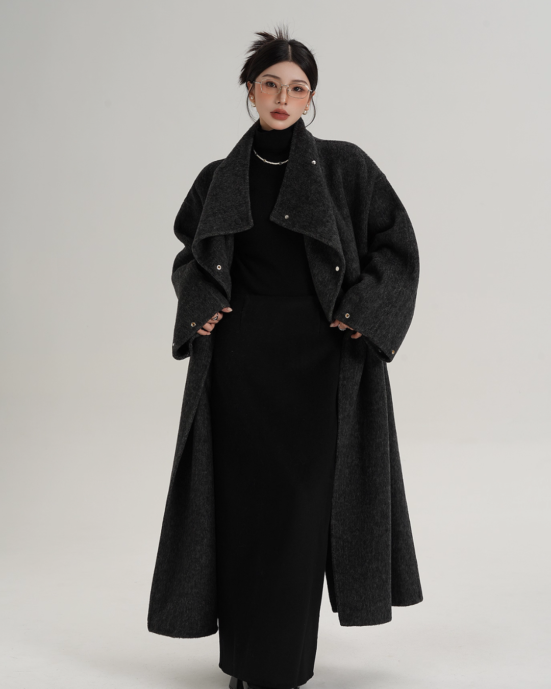 Wool Basic Long Coat SRS0377