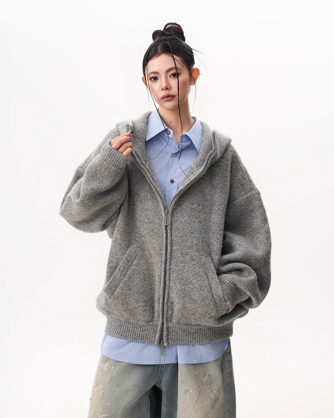 Double Zip Hoodie BWA0008