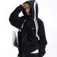 Striped Loose Zip Hoodie ACS0153