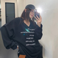 V-Neck Print Long Sleeve T-Shirt  YLS1044