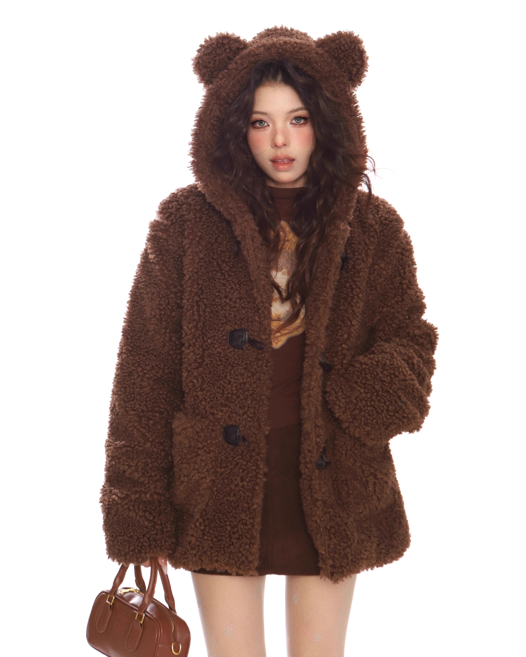 Bear Fluffy Boa Jacket BGS0008