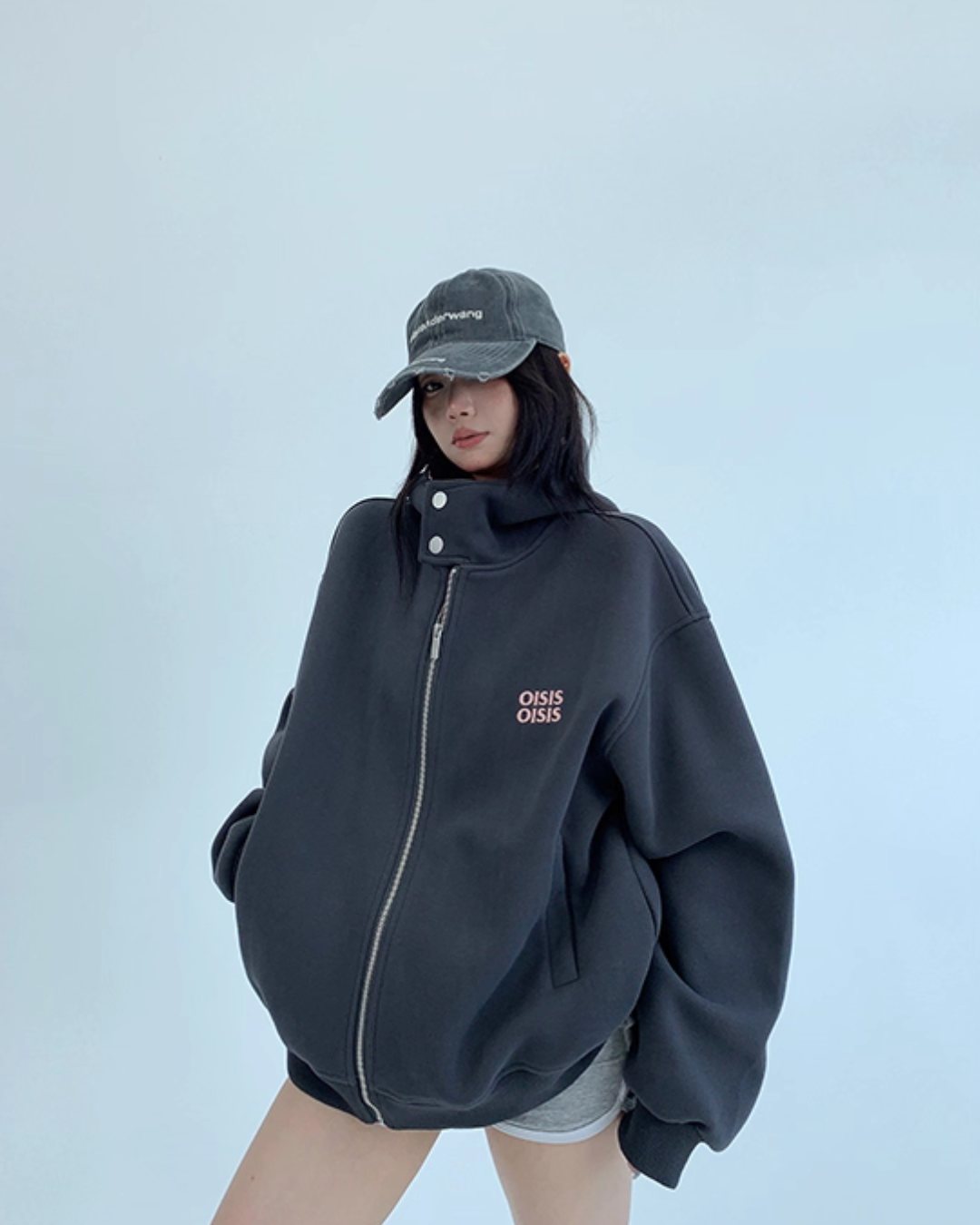 Stand Collar Sweat Jacket YLS0886