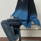 Crewneck Blue Gradient Knit LLA0411