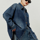 Retro Washed Denim Jacket / Straight Denim Pants LLA0017