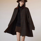 Patchwork Lapel Wool Coat  SUY0021