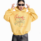 Flower Motif Loose Hoodie ICM0076