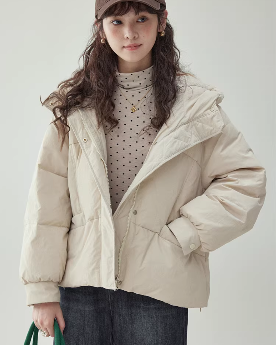 Hood Duck Down Jacket AMU0047