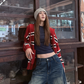 Striped Knit Hoodie WWP0004