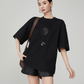 Moon Print Short Sleeve T-Shirt FER0166