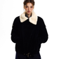 Fur Collar Suede Jacket HGX0047