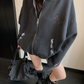 Chrome Hearts Style Zip-Up Hoodie YLS1074