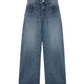 Plaid Patched Hood Jacket / Long Sleeve Top / Denim Pants ASG0048