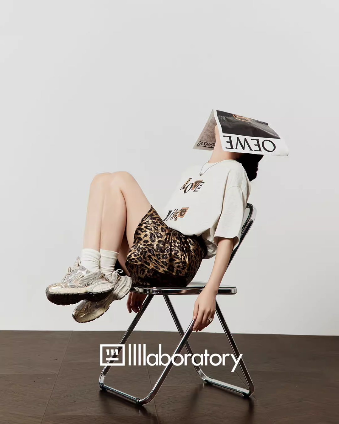 Leopard Print T-Shirt / Leopard Mini Skirt LLA0488