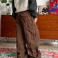 Multi Pocket Washed Work Pants CYE0039