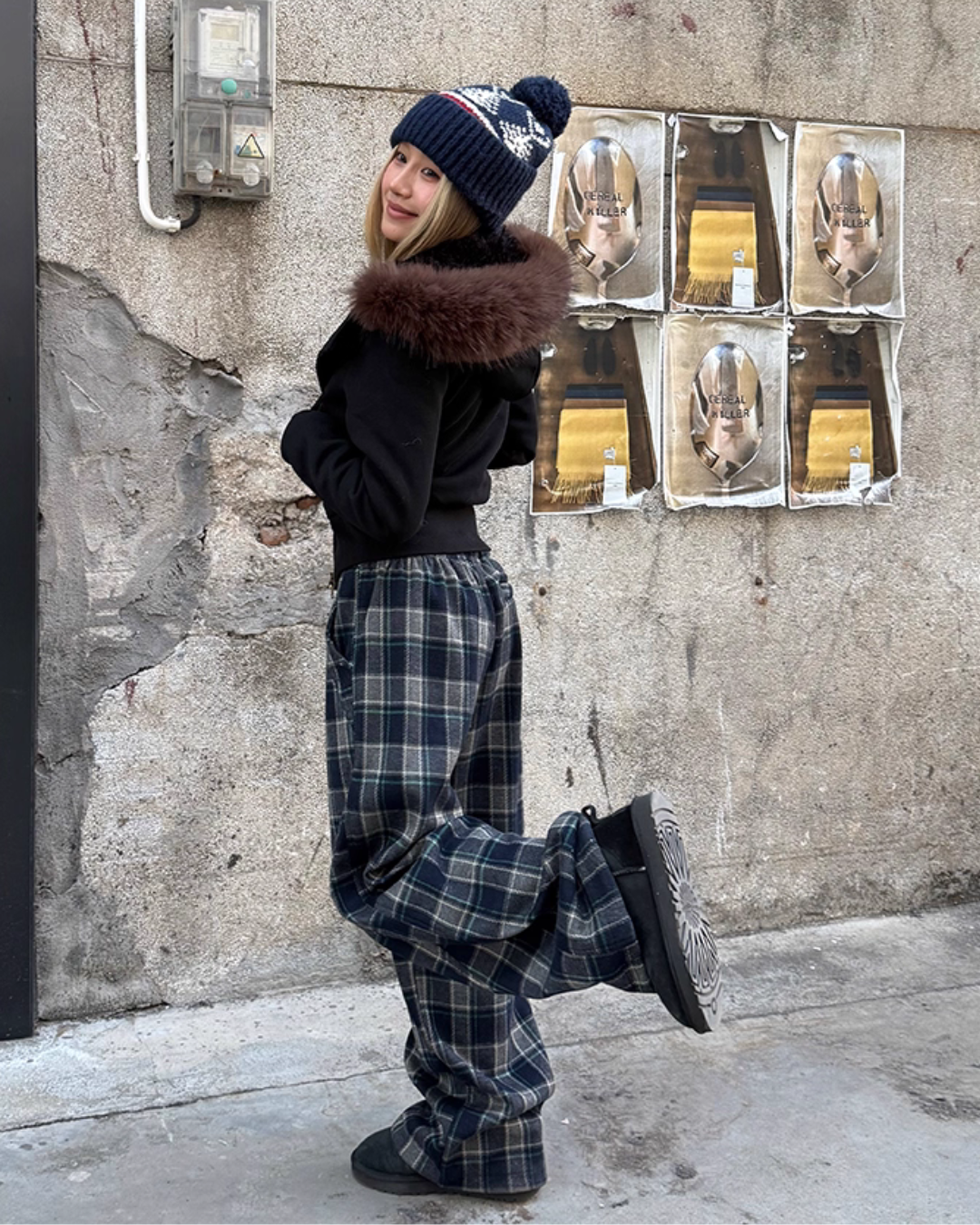 Paid Wide Pants CYE0079
