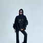Embroidered Fleece Pullover Hoodie YLS0672
