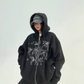 Floral Embroidery Hood Jacket YLS0934