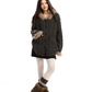 Fur Hood Loose Knit Cardigan BGS0028