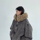 Fur Corduroy Double-Zip Jacket YLS0993