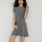 Mock Neck Tight Dress VAS0096