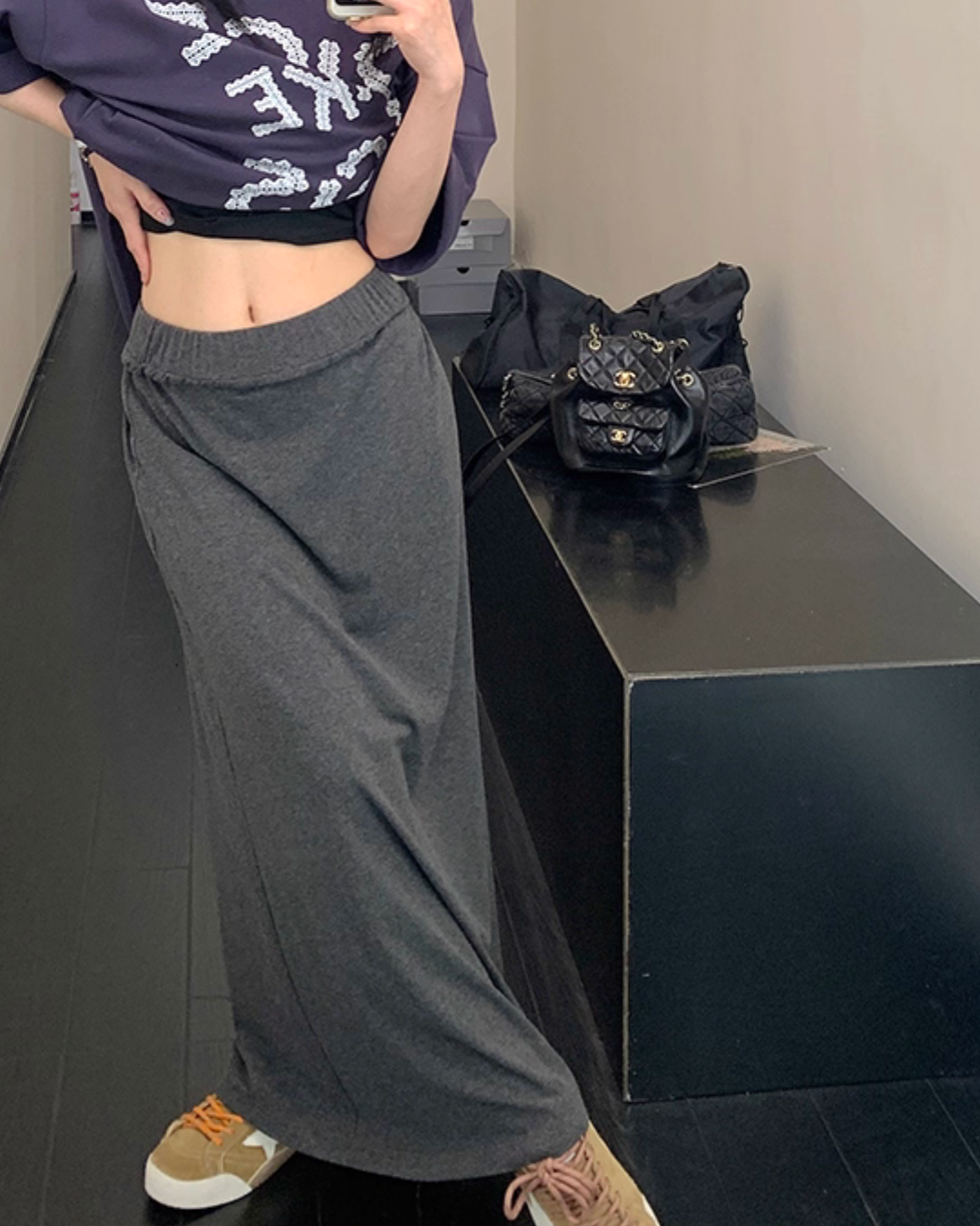 Sweat Long Skirt YLS0917