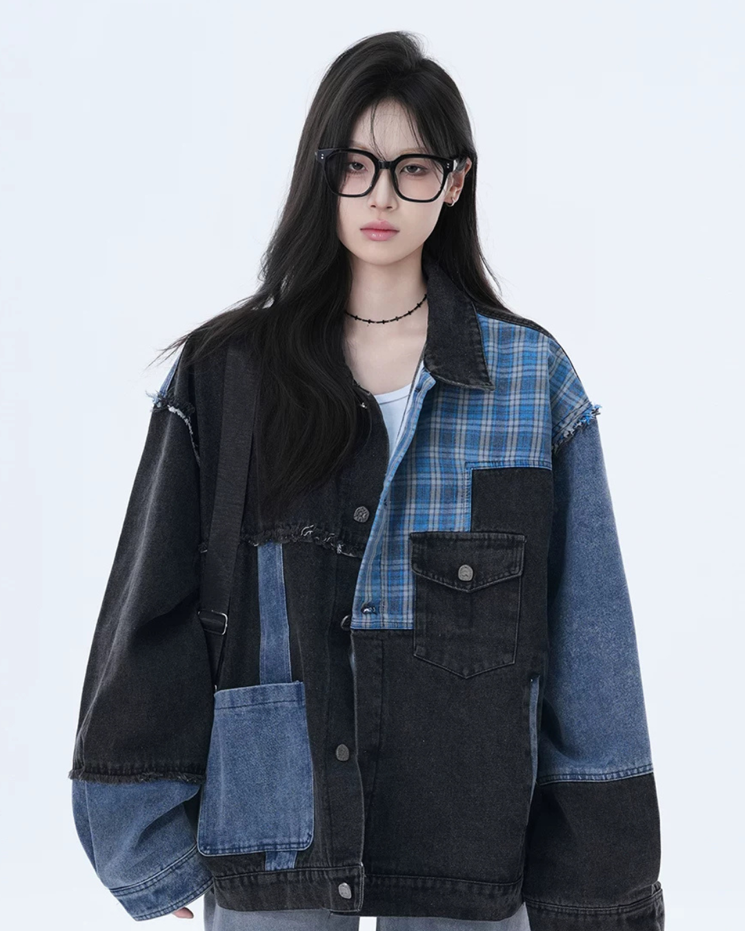Patchwork Denim Jacket WLS0017