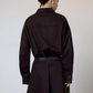 Vintage Brown Shirt Dress SUY0027