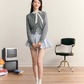 Polka Dot Round Neck Knit MST0003