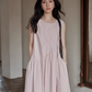 Asymmetrical Cotton Long Dress SMS0008