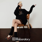 Tiger Round-Neck Knit / Leopard Mini Skirt LLA0633