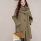 Scarf Collar Wool Coat WDB0004