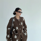 Star Patterned Knit Cardigan YLS1002
