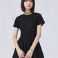 Round Neck Short Sleeve Dress SHN0008