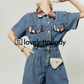 American Casual Denim Jumpsuit LLA0219