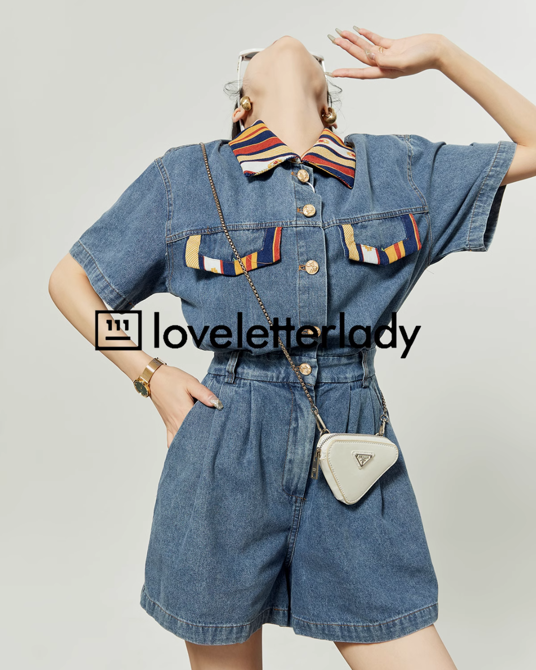 American Casual Denim Jumpsuit LLA0219