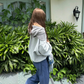 Off-Shoulder Sweatshirt Hoodie CYE0105