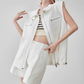 Sleeveless Jacket-Style Vest / High-Waist Short Pants FER0111