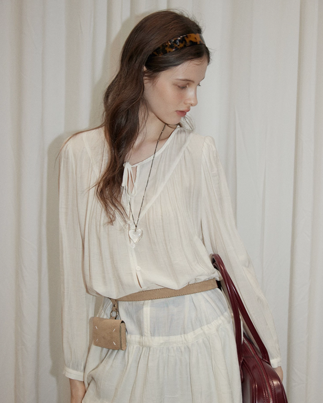 Sheer Blouse Tunic RLZ0015