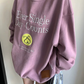 Letter Embroidered Pullover YLS1055