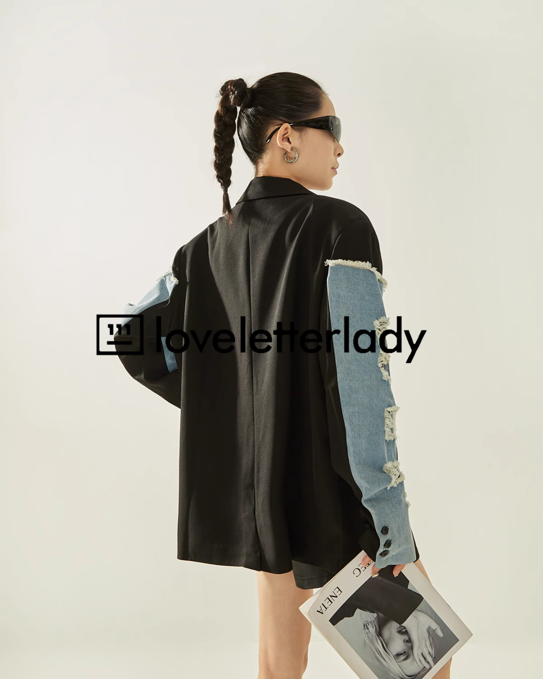 ジャケット・アウター Patchwork Denim Jacket LLA0321 ジャケット・アウター Patchwork Denim Jacket LLA0321