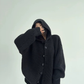 Oversized Hooded Knit Cardigan YLS1059